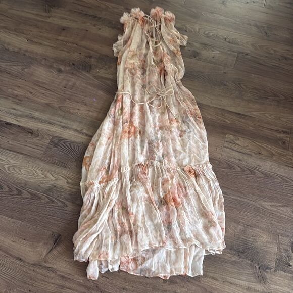 Zimmermann Women Zimmermann Illustration Flutter Midi Dress - Picture 5 of 9